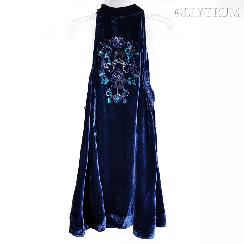 🎉 HP 🎉 Free People Jill's velvet sequin dress - Picture 5 of 8